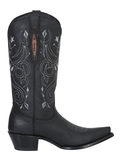 The Women's Vaquera Retro Boot — Black (No. 34514)