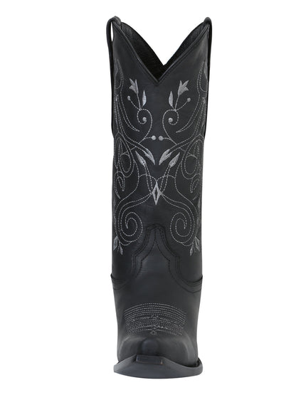 The Women's Vaquera Retro Boot — Black (No. 34514)
