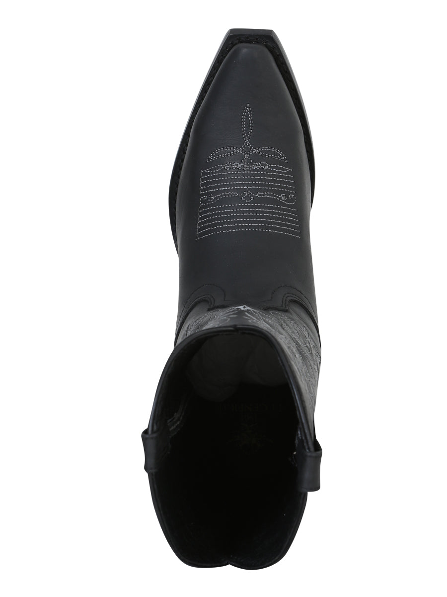 The Women's Vaquera Retro Boot — Black (No. 34514)