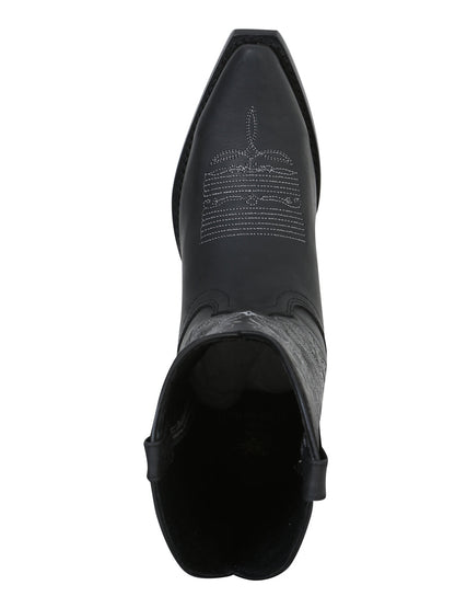 The Women's Vaquera Retro Boot — Black (No. 34514)