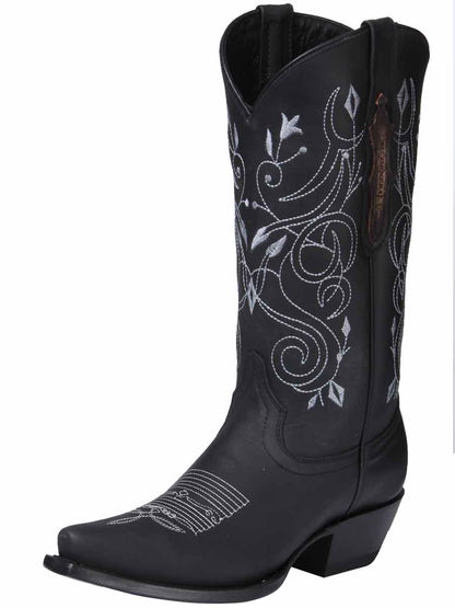 The Women's Vaquera Retro Boot — Black (No. 34514)