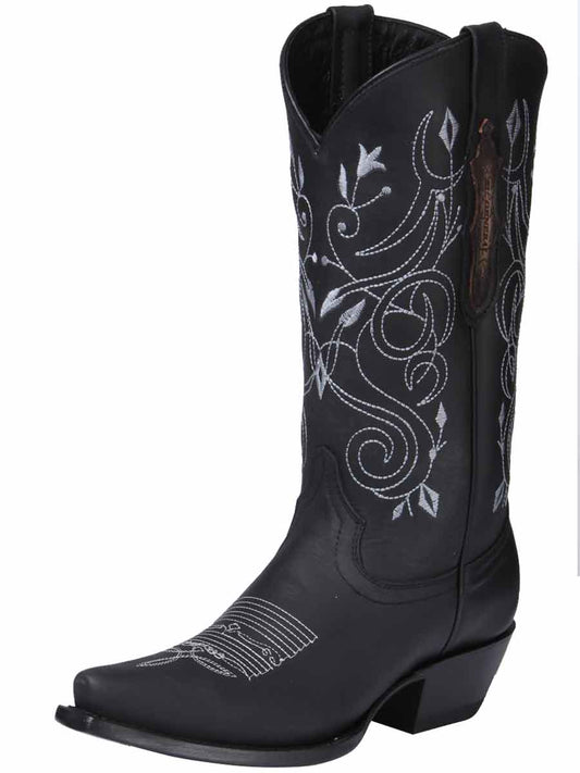 The Women's Vaquera Retro Boot — Black (No. 34514)
