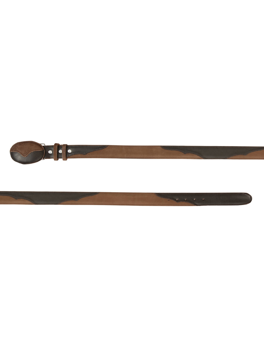 The Cowboy Belt — Chocolate Nobuck (No. 41108)