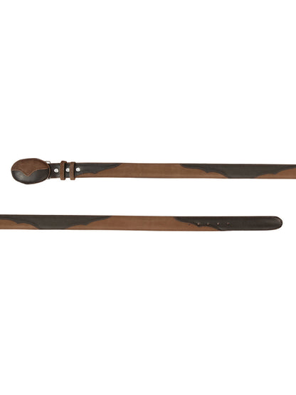 The Cowboy Belt — Chocolate Nobuck (No. 41108)