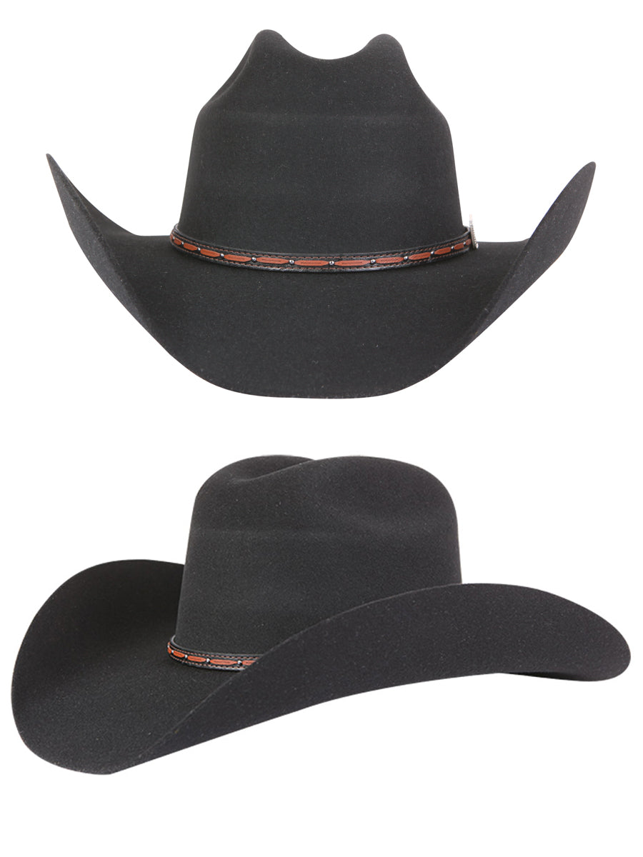 The 50X Felt Cowboy Hat — Black (No. 41675)