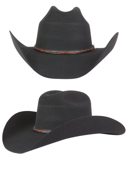 The 50X Felt Cowboy Hat — Black (No. 41675)