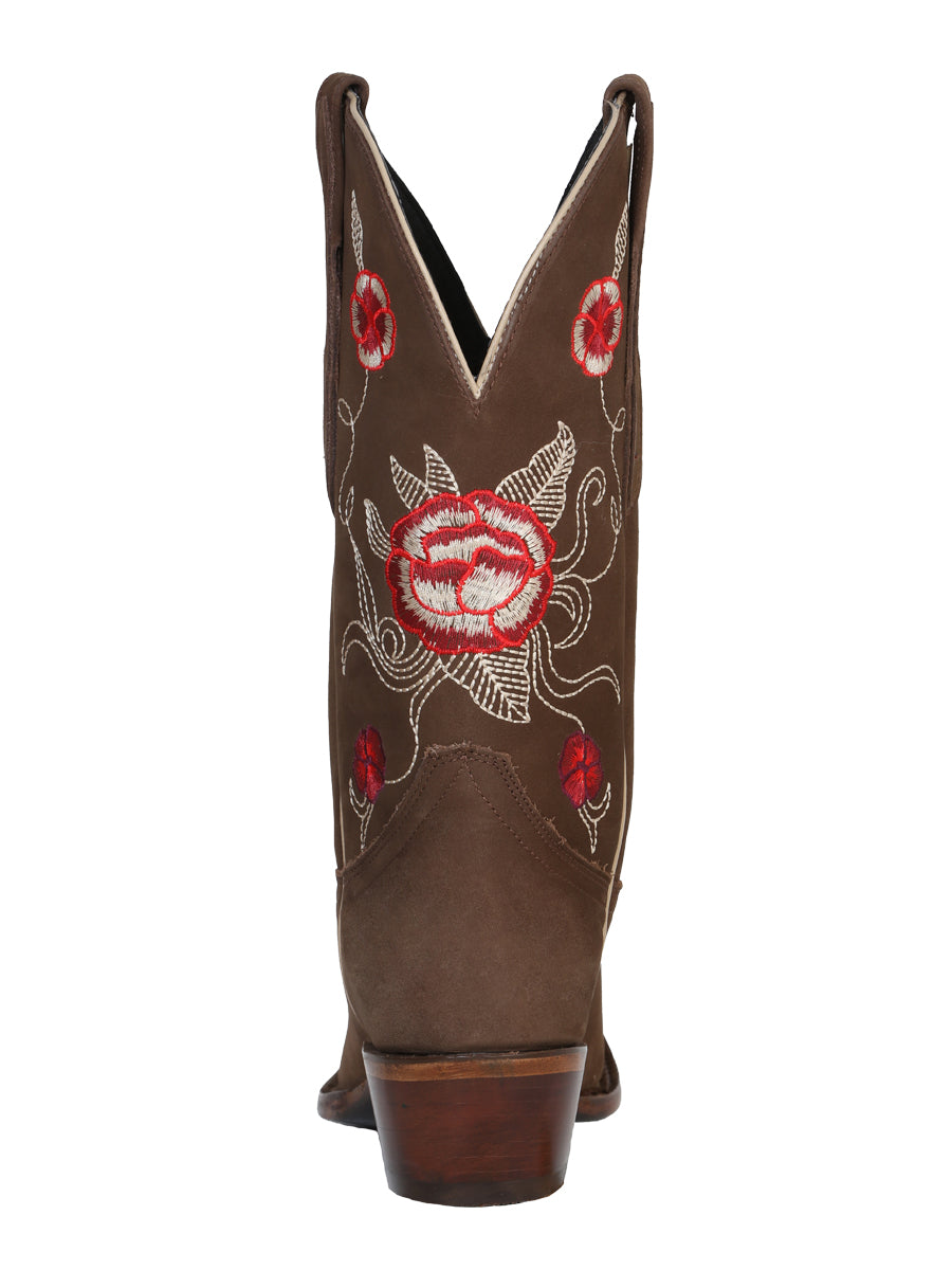 The Women's Rodeo Boot — Camel Suede (No. 41784)