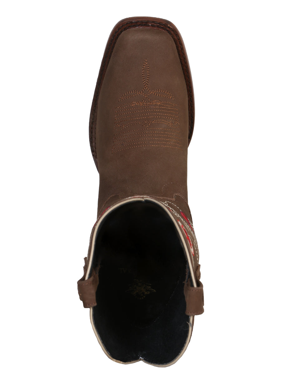The Women's Rodeo Boot — Camel Suede (No. 41784)