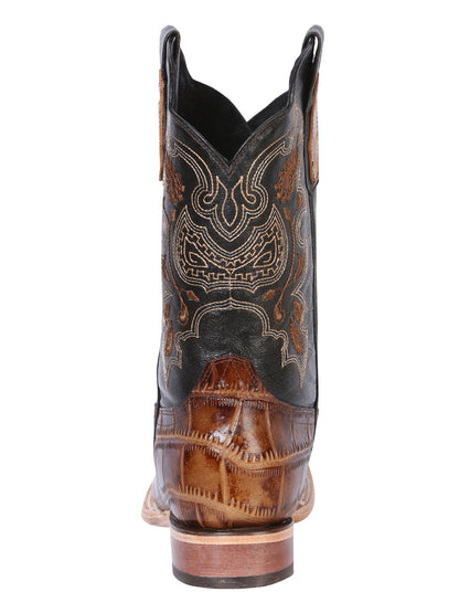 The Rodeo Boot — Light Brown Caiman Print (No. 41794)
