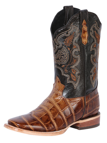 The Rodeo Boot — Light Brown Caiman Print (No. 41794)