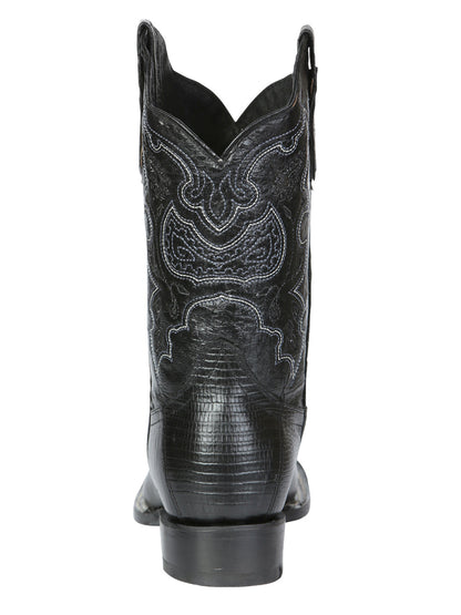The Rodeo Boot — Black Lizard Print (No. 41904)