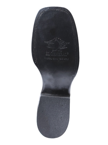 The Women's Square Toe Rodeo Boot — Crazy Black (No. 42976)