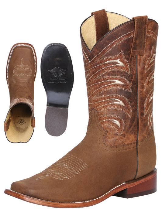 The Square Toe Rodeo Boot — Crazy Tan (No. 42993)