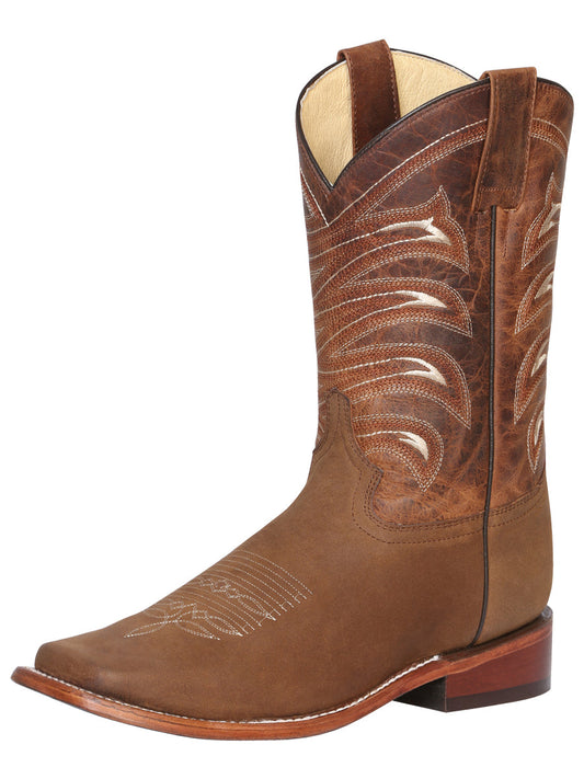 The Square Toe Rodeo Boot — Crazy Tan (No. 42993)