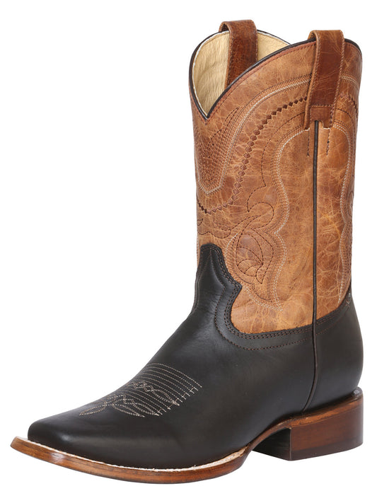 The Square Toe Rodeo Boot — Crazy Dark Brown (No. 42996)
