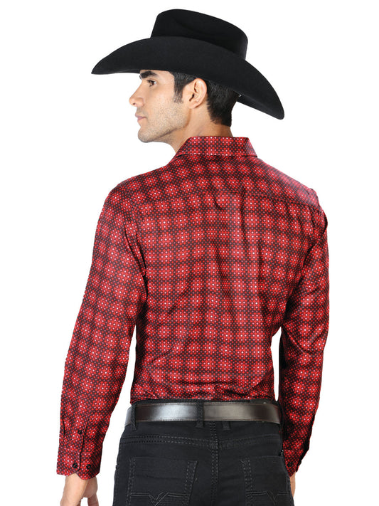 The Rancher Long Sleeve Shirt — Red