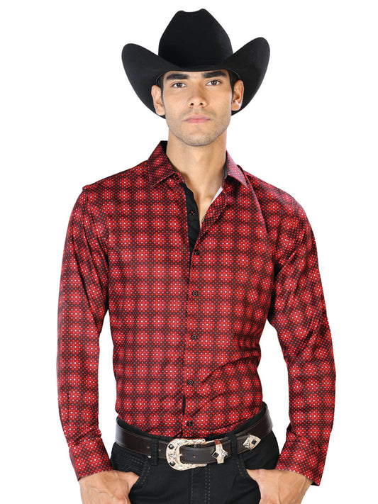 The Rancher Long Sleeve Shirt — Red