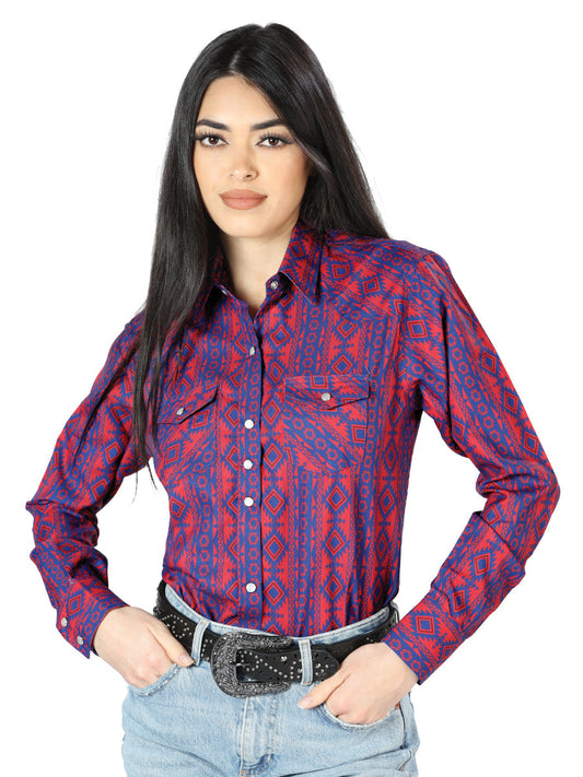 Womens Mustard Long Sleeve Western Shirt 44203