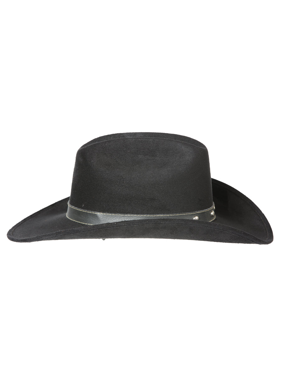The Kids' Suede Cowboy Hat — Black (No. 44243)