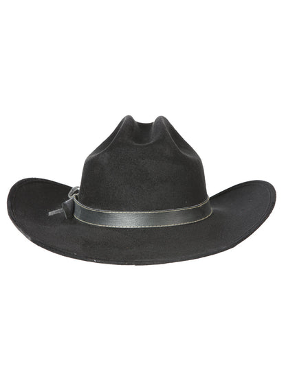 The Kids' Suede Cowboy Hat — Black (No. 44243)