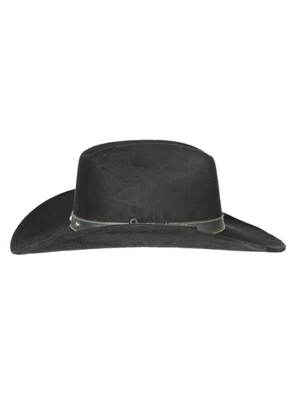 The Kids' Suede Cowboy Hat — Black (No. 44243)