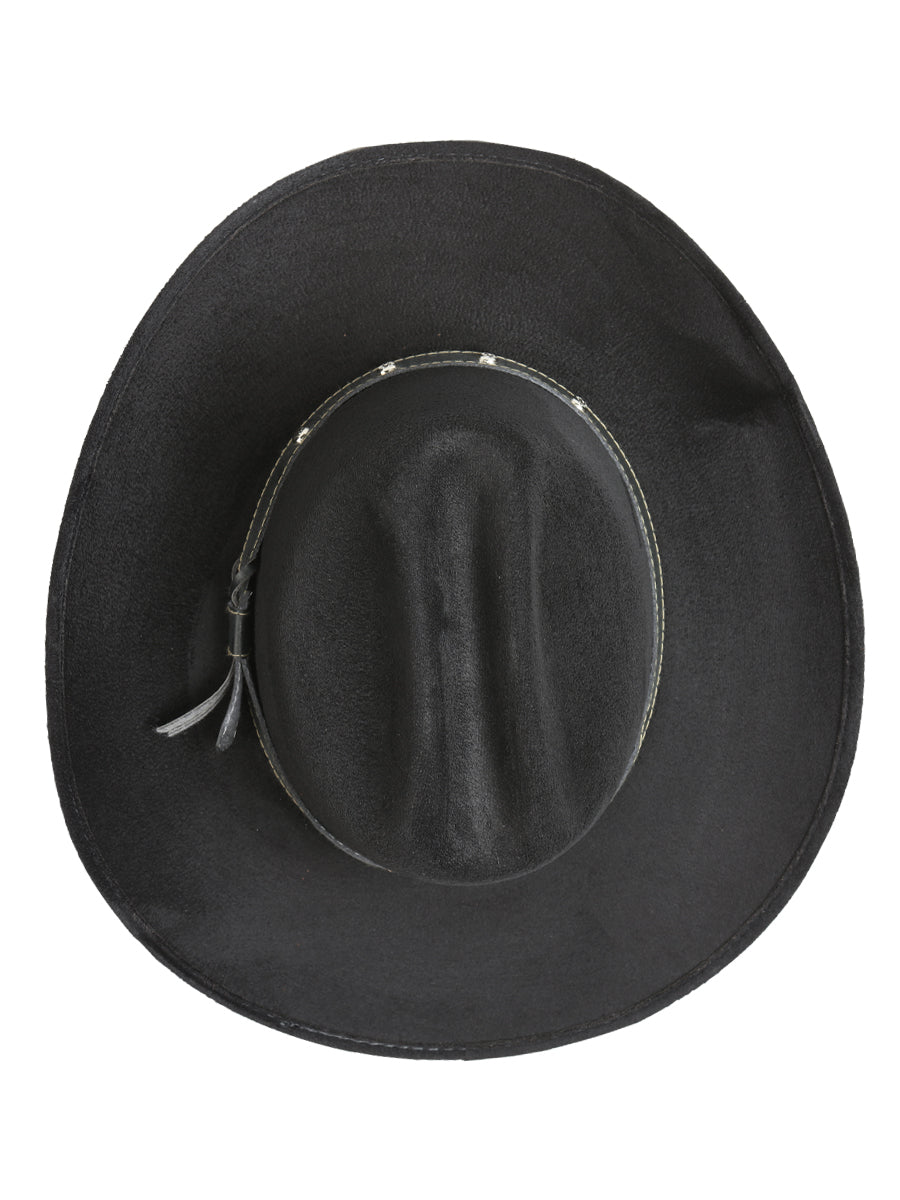 The Kids' Suede Cowboy Hat — Black (No. 44243)