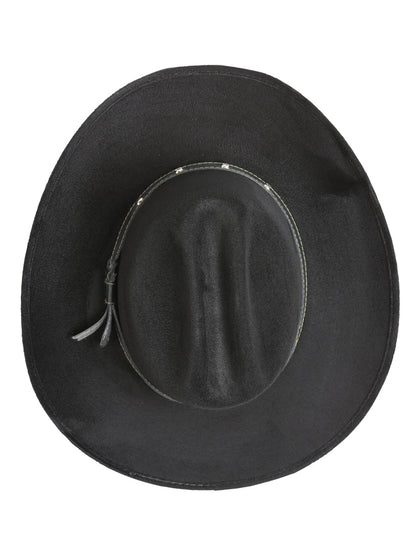 The Kids' Suede Cowboy Hat — Black (No. 44243)