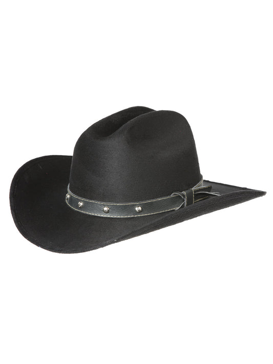 The Kids' Suede Cowboy Hat — Black (No. 44243)