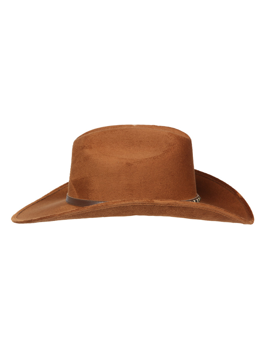 The Kids' Suede Cowboy Hat — Tobacco (No. 44244)