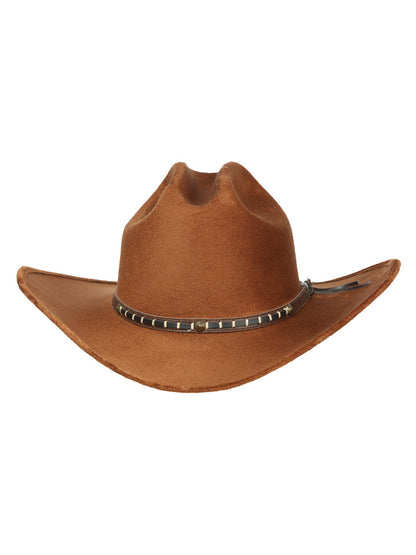 The Kids' Suede Cowboy Hat — Tobacco (No. 44244)