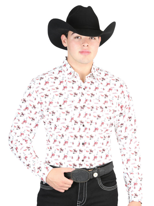 The Ranch Western Shirt — Beige (No. 44316)