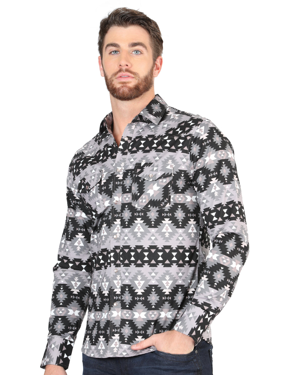 The Everyday Western Shirt — Black (No. 44397)