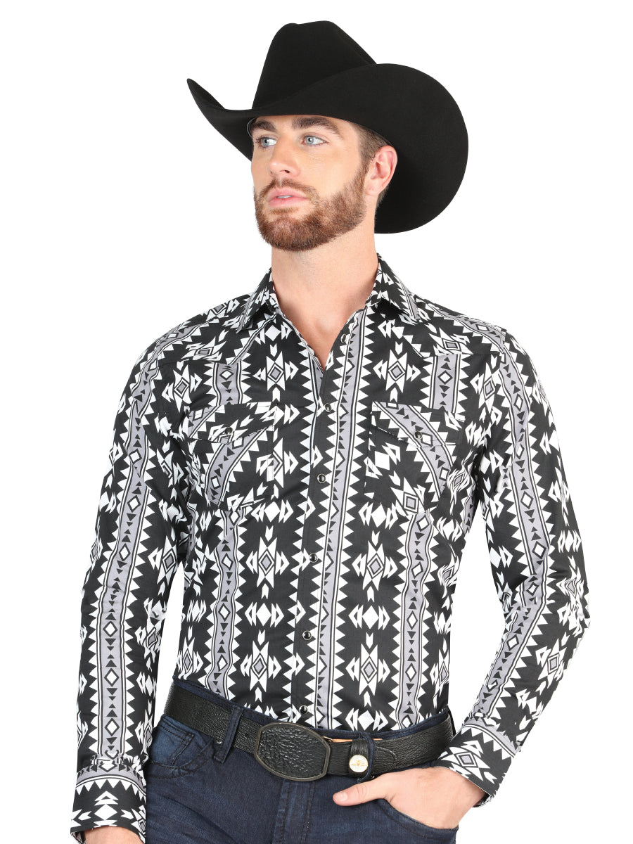 The Everyday Western Shirt — Black (No. 44399)