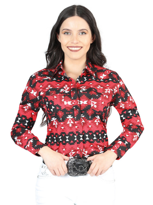 The Women's Everyday Western Shirt — Red (No. 44408)