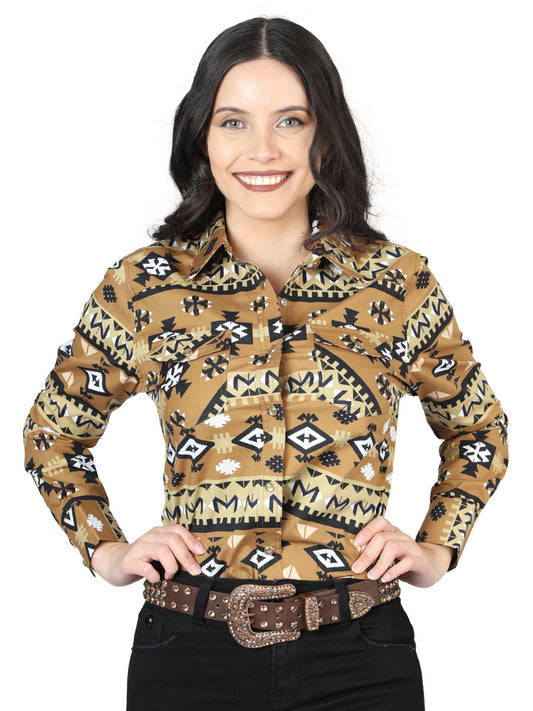 The Women's Everyday Western Shirt — Mustard (No. 44421)