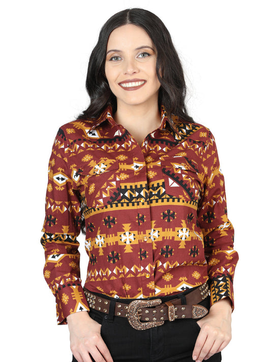 The Women's Everyday Western Shirt — Brick (No. 44424)