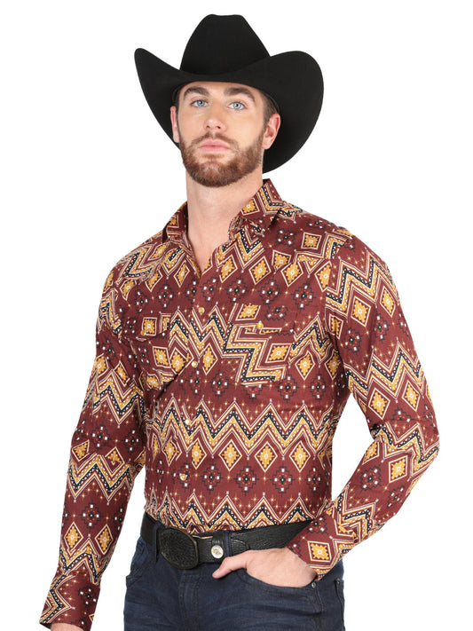 The Everyday Western Shirt — Burgundy (No. 44430)