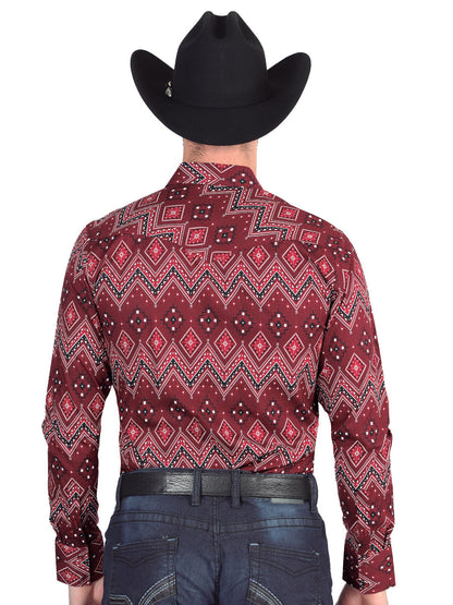 The Everyday Western Shirt — Burgundy (No. 44431)
