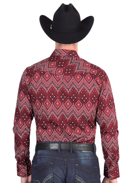 The Everyday Western Shirt — Burgundy (No. 44431)