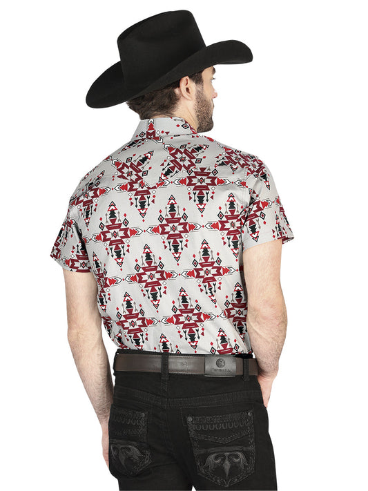 The Ranch Western Shirt — Gray (No. 44446)