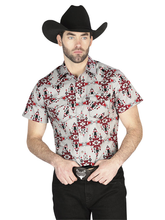 The Ranch Western Shirt — Gray (No. 44446)