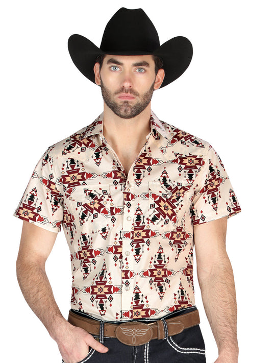 The Ranch Western Shirt — Ivory (No. 44448)