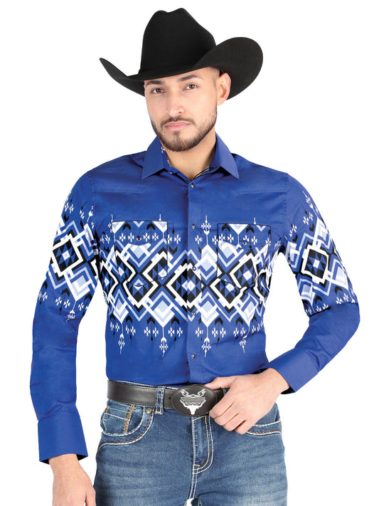 The Everyday Western Shirt — Blue (No. 44449)