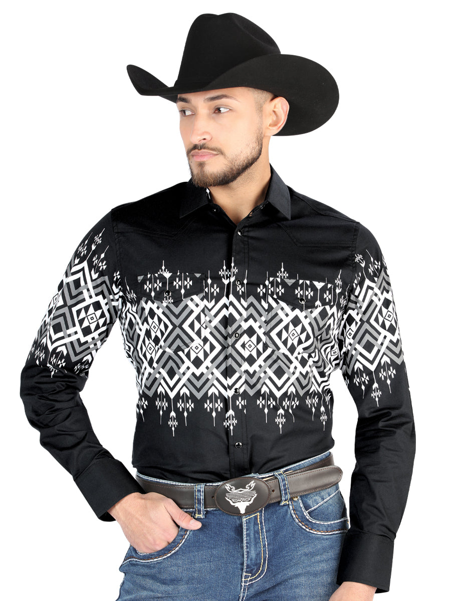 The Everyday Western Shirt — Black (No. 44451)