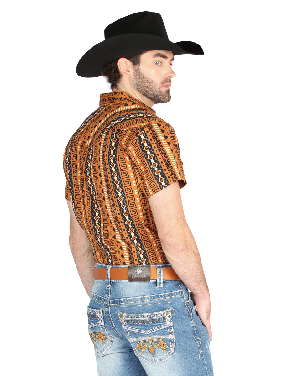 The Ranch Western Shirt — Mustard (No. 44455)