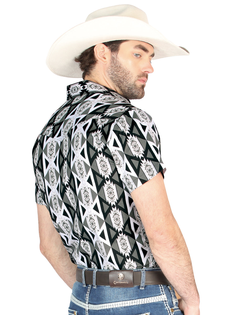 The Ranch Western Shirt — Gray (No. 44459)