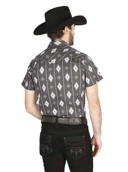 The Ranch Western Shirt — Black (No. 44462)