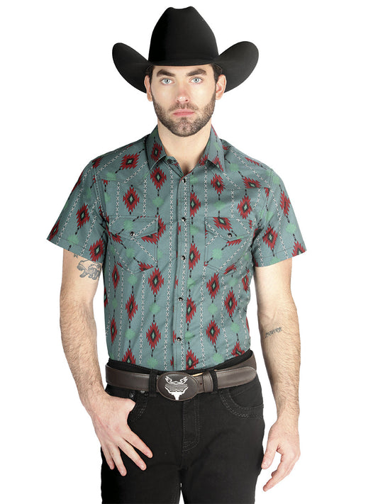The Ranch Western Shirt — Mint (No. 44463)