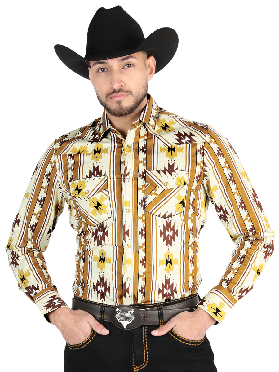 The Everyday Western Shirt — Taupe (No. 44471)