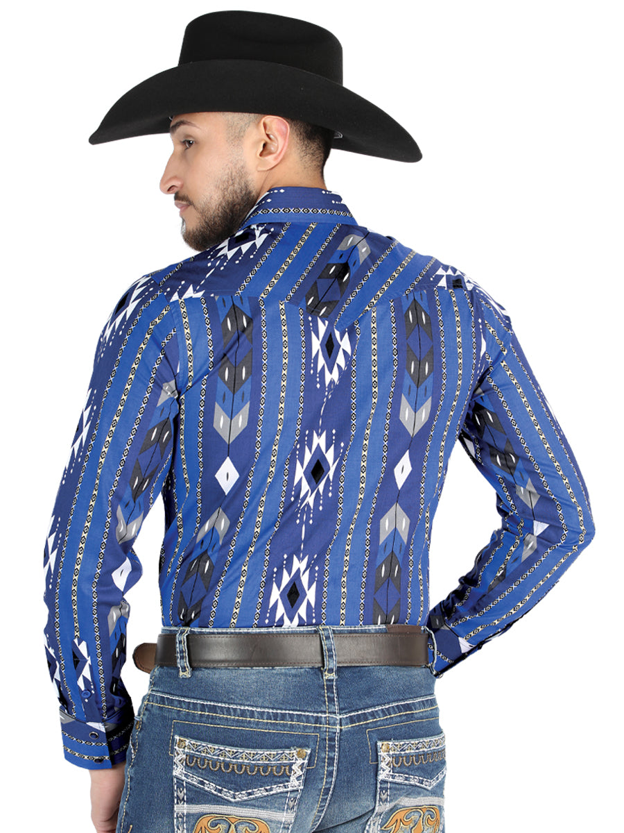 The Everyday Western Shirt — Blue (No. 44474)